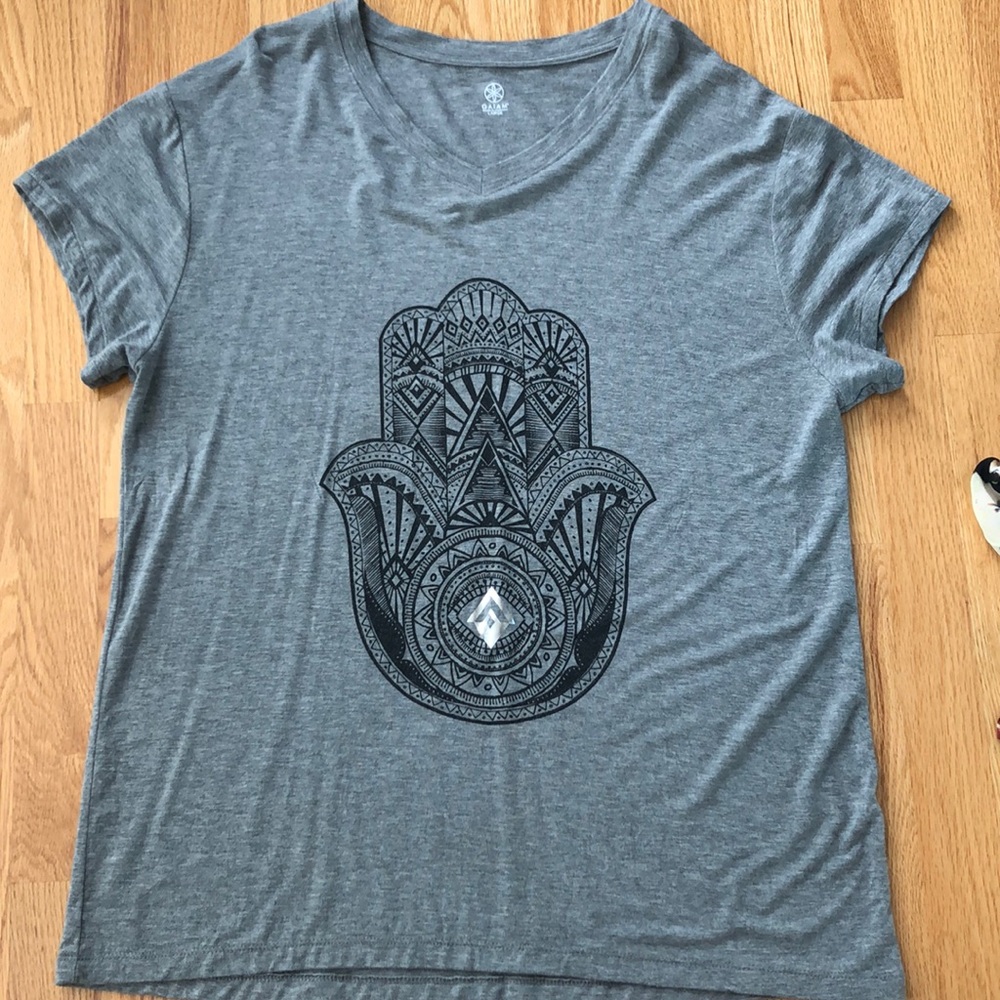 Vneck Gray T-shirt